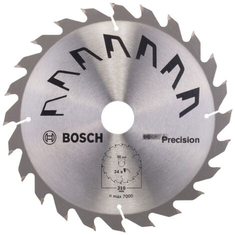 Bosch Kreissägeblatt PRECISION D= 210 mm Bohrung= 30 mm Z= 24 - 2609256872 (1/5)