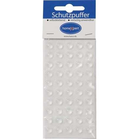 Butée de porte en cuivre transparent de 10 mm, autocollante. (1/2)