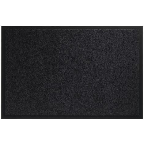 Paillasson lavable, noir, PA, L900 x l2500 x P7 mm (1/2)