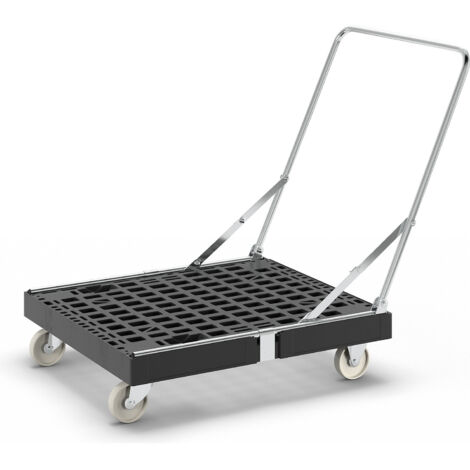Plateforme roulante ESB BASICline D.108mm 500kg L815mm l660mm PP avec support (1/5)