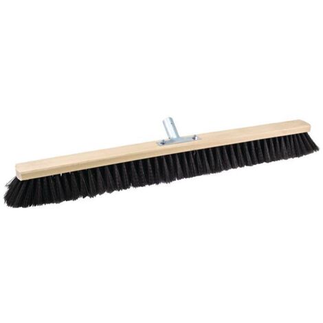 Balai pour grandes surfaces – Mélange de qualité – Longueur 800 mm – Soies synthétiques fines en PET – Tête en bois naturel – Trizeratop