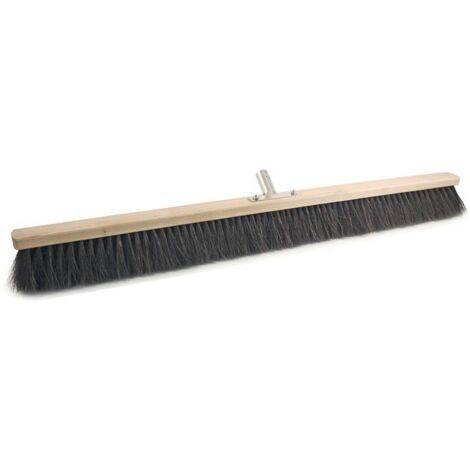 Balais longueur Arenga 1000 mm avec porte-manche métal bois plat