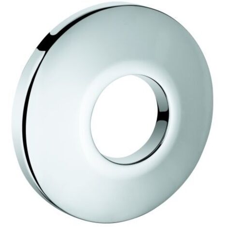 Grohe – Rosace chromée 80 mm – Diamètre extérieur 80 mm – Diamètre intérieur 32,2 mm – Finition élégante pour vanne