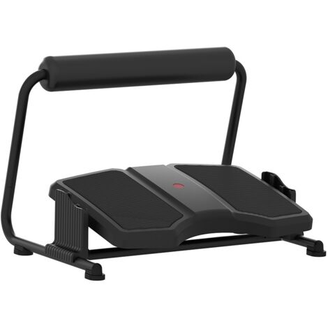 Repose-pieds noir L385/500 x P370 x H155 mm, réglable en hauteur sur 3 positions : 95/125/155 mm (1/3)