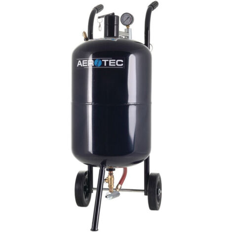 Sableuse pneumatique 36l – Débit max 350 l/min – Granulométrie 0,2-0,5mm – Pour nettoyage de surfaces métalliques – Aerotec - AIR 350 L