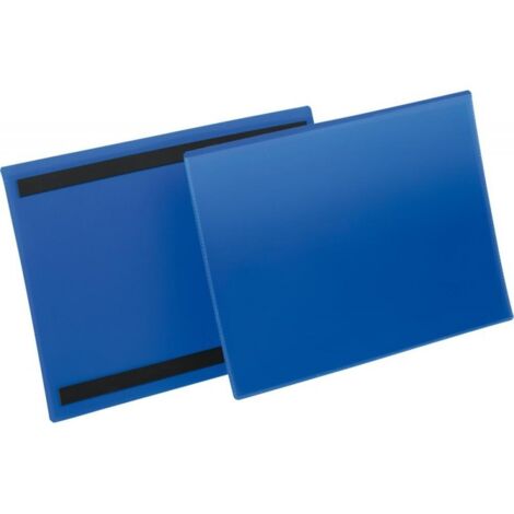 Pochette pour étiquettes B297xH210mm bleu magnétique, 50 pièces par paquet