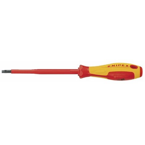 Tournevis plat électricien 5.5x232mm - KNIPEX - WERK : 98 20 55