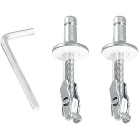 Kit de boulons de fixation pour abattant WC – Compatible Geberit Acanto, iCon, Bambini – Installation sécurisée 2021 – Inclus : rondelle d'étanchéité