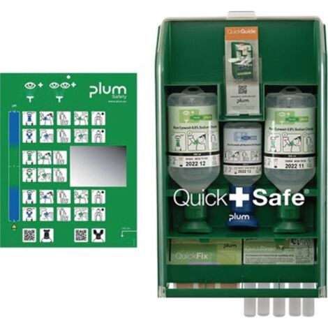 Boîte QuickSafe Basic remplie, protégée contre la poussière (1/3)