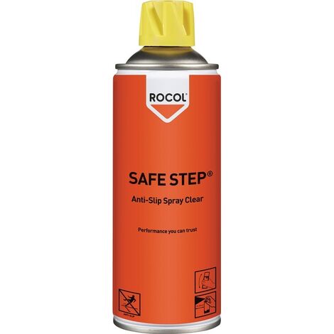 Spray antidérapant SAFE STEP transparent R12 400 ml bombe aérosol ROCOL (Par 12) (1/2)