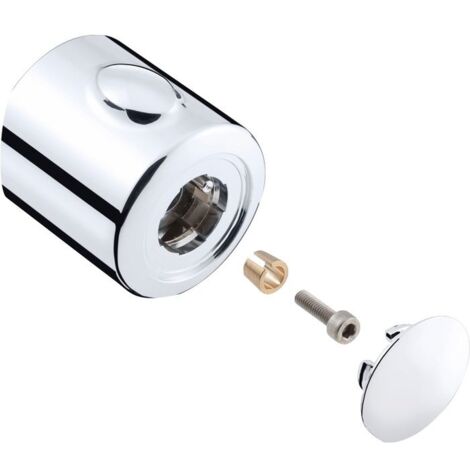 Hansgrohe – Poignée de réglage Ecostat 1001 SL chromée – Tête de robinet – Filetage 1/2" – Pour installations sanitaires (1/2)