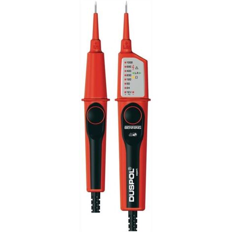 Testeur de tension / continuité DUSPOL® expert 12-1000 V AC/DC