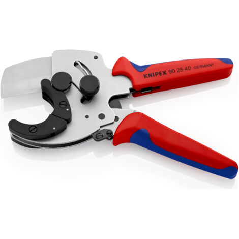 KNIPEX 90 25 40 Coupe-tubes pour tubes multicouche et tubes en plastique avec poignées multimatières chromée 210 mm