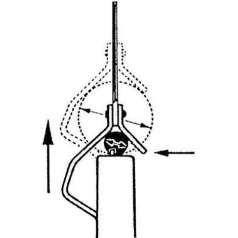 Couteau à éplucher Secura No.28G, longueur totale 170 mm, avec poignée en plastique (1/5)