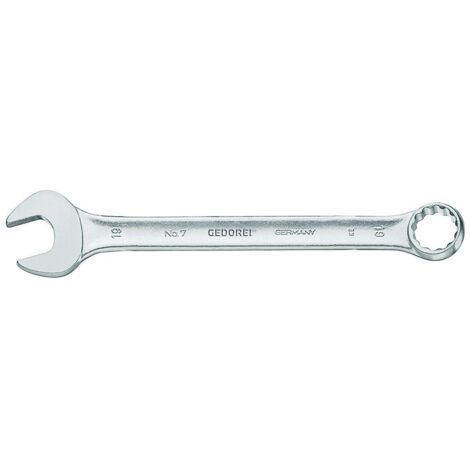 Clé à fourche 7 SW 21 mm L.252 mm Forme A en acier CV (1/5)