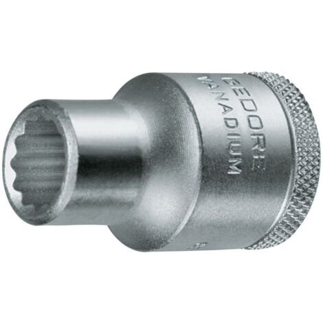 Embout de clé à douille D 19 1/2 pouce, 12 pans, SW 32 mm, L. 44,5 mm (1/5)