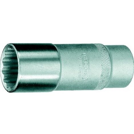 Embout de clé à douille D 19 L 1/2 pouce 12 pans SW 12 mm L.77 mm (1/5)