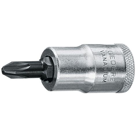 Insert de clé à douille IKS 19 1/2 pouces PH PH 3 L.60mm (1/4)