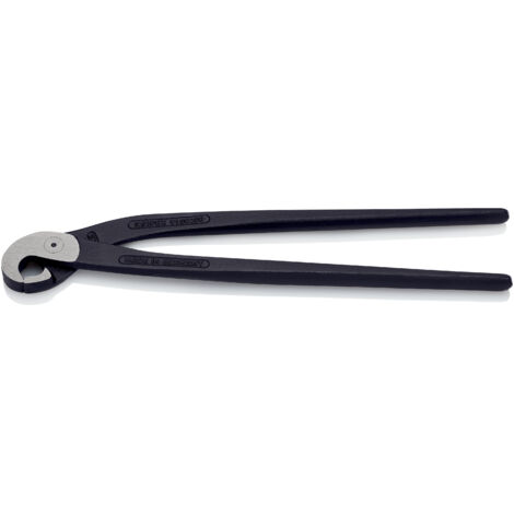 KNIPEX 91 00 200 Pince à grignoter le carrelage (pince bec de perroquet) atramentisée noire 200 mm