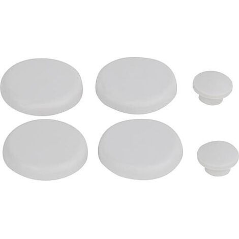 Tampon amortisseur Geberit 1 jeu blanc, pour abattant WC 598094000