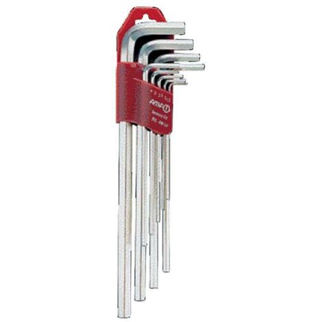 Jeu de tournevis d'angle 911L-HM9D, 9 pièces, porte-embout, SW 1,5-10 mm (1/3)