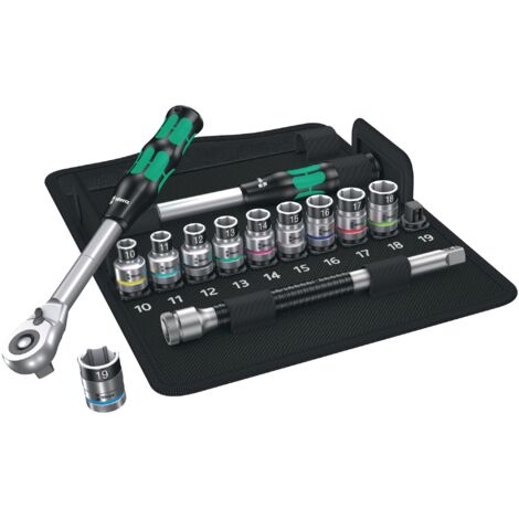 Jeu de clés à douille 8006 SC 1 13 pièces 1/2 pouce SW 10-19 mm Z.72 6KT (1/5)