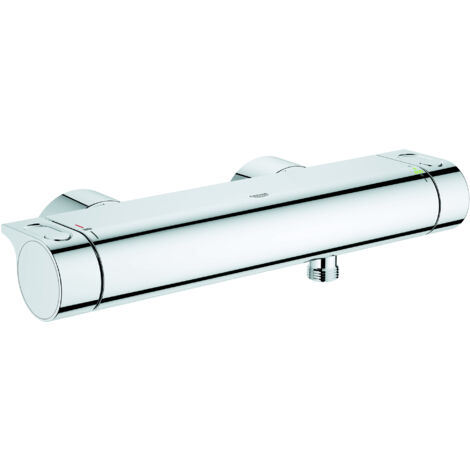 Grohe – Mitigeur thermostatique de douche – Montage mural – Finition chromée – Technologie CoolTouch pour éviter les brûlures – Cartouche TurboStat (1/10)