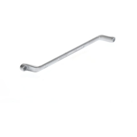Clé à double anneau 2 6x7mm 170mm profondeur chromée