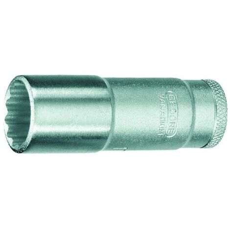 Embout de clé à douille D 30 L 3/8 pouce 12 pans SW 12 mm L.63,5 mm (1/5)