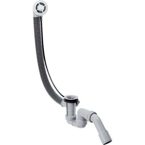 Hansgrohe – Corps pour baignoire standard 58140180 – Raccordement PE 1 ½' x 40/50 mm – Hauteur d'eau retenue 50 mm – Longueur câble 520 mm