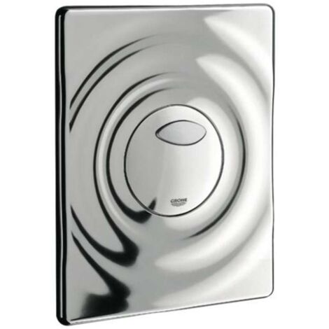 Grohe – Plaque de commande WC Surf – Dimensions 156 x 197 mm – Technologie Water Saving – Pour cassette de chasse d'eau Dual Flush (1/8)