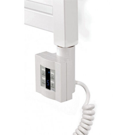 Commande de chauffage KTX 4 avec câble spiralé, blanc