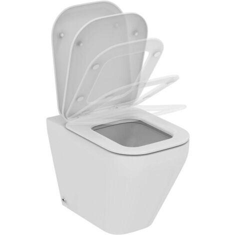 Ideal Standard – Siège de WC Tonic II – Abattant adulte en Duroplast – Fermeture douce – Fixation wrapover – Blanc (1/10)