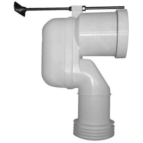Duravit – Coude de raccordement Vario pour WC – Évacuation par le bas Ø 90 mm – Connexion fiable pour installations sanitaires - 8990250000 (1/5)