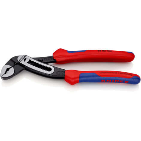 KNIPEX 88 02 180 Alligator® Pince multiprise avec poignées multimatières atramentisée noire 180 mm (1/2)