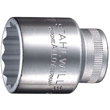 Stahlwille Douille 50 1/2″ 12 pans Taille 22 mm - 3010022
