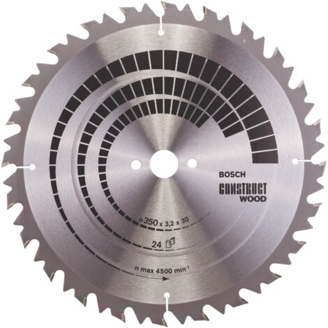 Lame de scie circulaire Bosch Construct Wood ATB 350x3,2x30 24Z - 2608640702 (1/5)