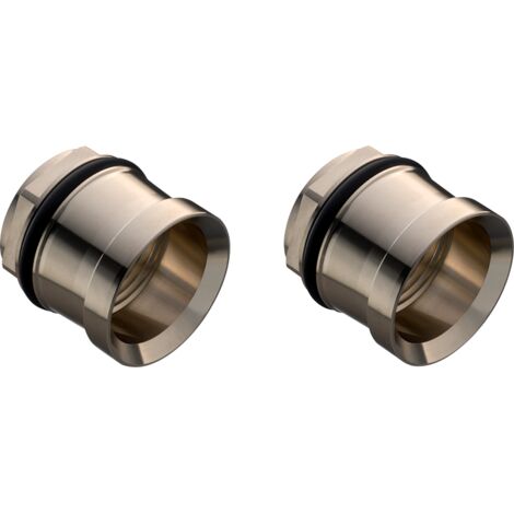 Hansgrohe – Adaptateurs raccords excentriques G 3/4 pour installation apparente – 2 pcs – Chrome – 2026000 (1/5)