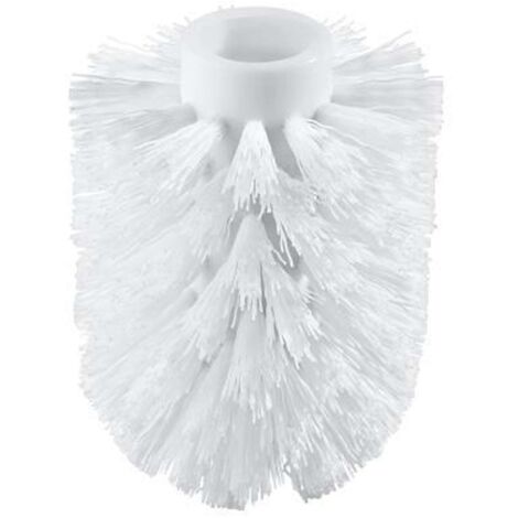 Grohe – Tête de balai pour WC blanc – Design élégant en verre transparent – Compatible brosses Essentials – 40791001 (1/5)