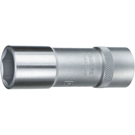 Insert de clé à douille 19 L 1/2 pouce 6 pans SW 19mm L.82mm (1/4)