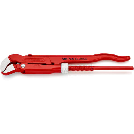 KNIPEX 83 30 005 Clé serre-tubes en S revêtement poudre, rouge 245 mm