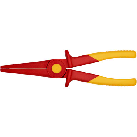 KNIPEX 98 62 02 Pince demi-ronde en plastique isolante avec zone en plastique souple assurant une bonne prise en main plastique 220 mm