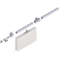 Kit d'extension pour ensemble de porte coulissante Pro 100 mur bleu, longueur 2000 mm