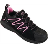 Chaussure de sécurité pour femmes Silvy2, taille 39, noir/rose, S1P SRC, EN20345