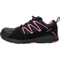 Chaussure de sécurité pour femmes Silvy2, taille 37, noir/rose, S1P SRC, EN 20345