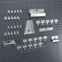 Kit de supports pour outils, ensemble de 40 pièces, pour plaques perforées