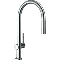 Hansgrohe – Mitigeur de lavabo 210 Talis M549 – 2 jets – douchette extractible – finition chromée – plage de rotation 360° – système de mélange céramique