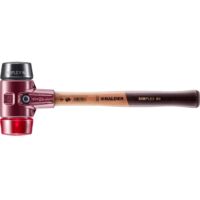 Marteau à percussion SIMPLEX L.405mm tête Ø 60mm, moyenne/dureté, caoutchouc noir / plastique rouge