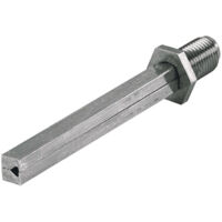 Hoppe – Pointe de profil VK FDW 4-KT.8x100mm – Fer zingué – Divisée M12x1,25 – Pour fixation dans béton armé
