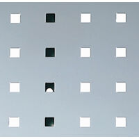 Plaque perforée B457xL1485mm gris clair